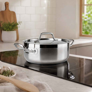 Caçarola IBILI 26cm em Aço Inoxidável 3,2L - Twisted Media