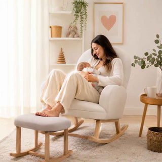 Cadeira de Balanço Childhome com Apoio para os Pés - Twisted Media 