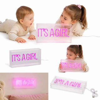 Caixa de Luz Neon Childhome – Iluminação Decorativa para o Quarto do Bebé - Twisted Media 