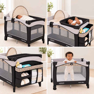 Cama Parque Graco Pack 'n Play com Berço e Trocador - Twisted Media