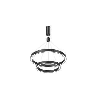 Candeeiro Pendente LED Lina 65W 3 em 1 Preto - Twisted Media