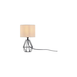 Candeeiro de Mesa Decorativo Branco com Suporte E14 - Twisted Media