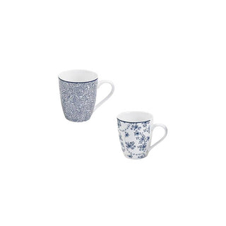 Caneca com Asa Ibili Armonia Azul 360 ml para Café e Chá - Twisted Media 