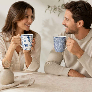 Caneca com Asa Ibili Armonia Azul 360ml - Twisted Media