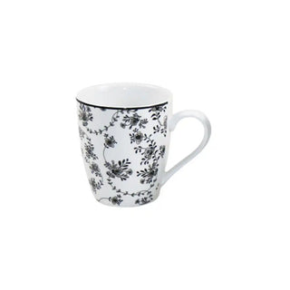 Caneca com Asa Ibili Armonia Preta 360 ml em Porcelana - Twisted Media