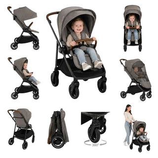 Carrinho de Bebê Nuna Swiv Granite – Mobilidade 360° - Twisted Media 