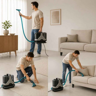 Cecotec Conga 6000 Carpet Spot Clean XXL Limpador de Estofos 3 em 1 - Twisted Media