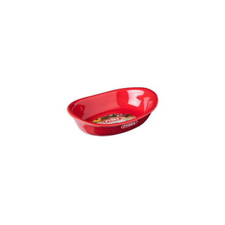 Cesto Oval Pyrex Vermelho 33x23cm 4,1L - Twisted Media