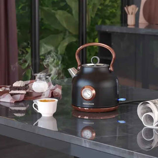 Chaleira Elétrica HAEGER 2200W Dourada 1,7L - Twisted Media 