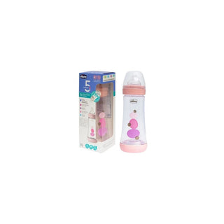 Chicco Perfect 5 300 ml Rosa – Biberão Plástico Anticólicas - Twisted Media 