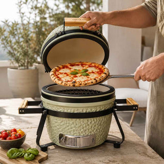 Churrasqueira Kamado Cecotec Dragonfire 3200 Verde 32cm - Twisted Media