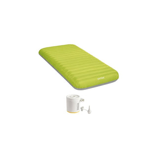 Colchão Insuflável Individual INTEX TruAire Outdoor TPU Camping Mat com Bomba USB - Twisted Media