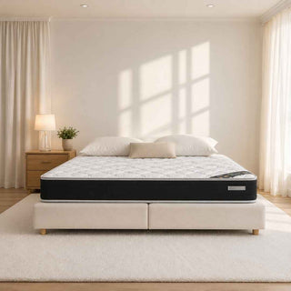 Colchão de Molas SmartFlex White Plus 140x190 cm Preto - Twisted Media 