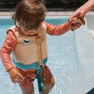 Colete Flutuador Amarelo Monnëka Whale Teal 1-2 Anos - Twisted Media