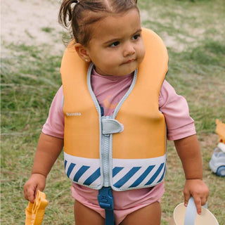 Colete Flutuador Monnëka Stripes Blues & Beyond Learning 1-2 Anos - Twisted Media