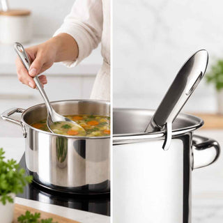 Colher Tramontina Empresarial para Arroz em Aço Inoxidável com Garra Fixadora - Twisted Media