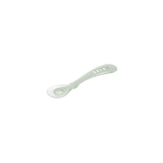 Colher de Silicone Béaba Cinza Esverdeado 8m+ - Twisted Media 