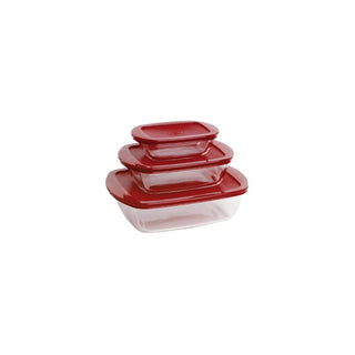 Conjunto Pyrex Cook Store 3 Tigelas Retangulares com Tampa - Twisted Media