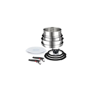 Conjunto Tefal Ingenio Preference 12 Peças em Aço Inoxidável - Twisted Media