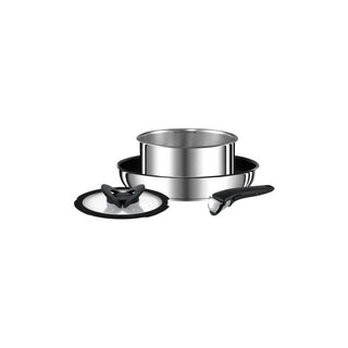 Conjunto Tefal Ingenio Preference - 4 Peças com Pega Amovível e Indução - Twisted Media 