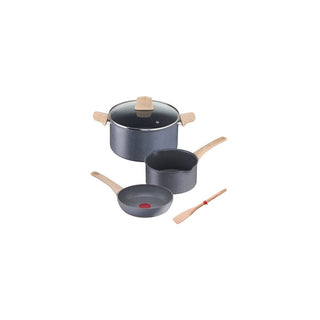 Conjunto Tefal Natural Force 5 Peças Indução - Twisted Media