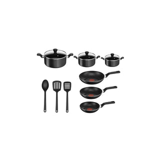 Conjunto Tefal Super Cook Antiaderente 12 Peças - Twisted Media