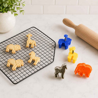 Conjunto de 4 Cortadores de Biscoito IBILI Safari - Twisted Media