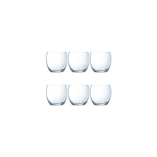 Conjunto de 6 Copos de vidro Luminarc Versailles 350ml - Twisted Media
