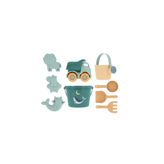 Conjunto de Brinquedos de Praia Monnëka Whale Teal - Twisted Media
