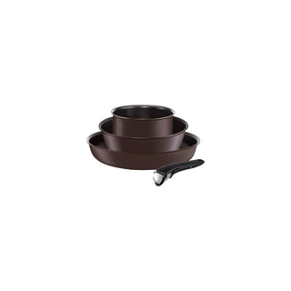 Conjunto de Frigideiras Tefal com Pega Removível 4 Peças - Twisted Media