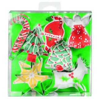 Conjunto de Natal IBILI com 7 Formas Recortadas em Estanho - Twisted Media