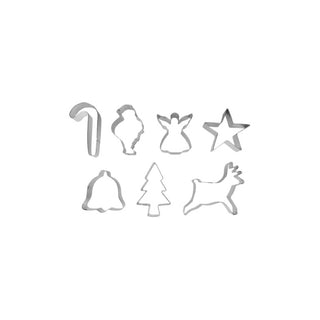 Conjunto de Natal IBILI com 7 Formas Recortadas em Estanho - Twisted Media 