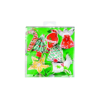 Conjunto de Natal IBILI com 7 Formas Recortadas em Estanho - Twisted Media 