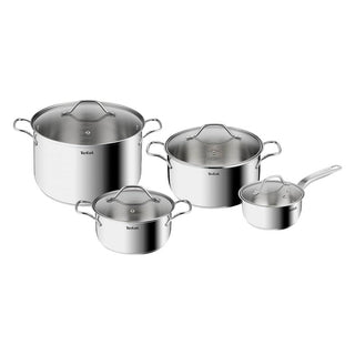 Conjunto de Panelas Antiaderentes TEFAL 8 Peças Indução - Twisted Media 