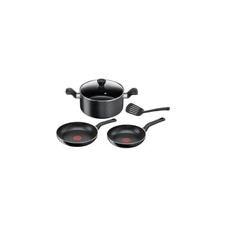 Conjunto de Panelas Tefal 5 Peças com Revestimento em Titânio - Twisted Media