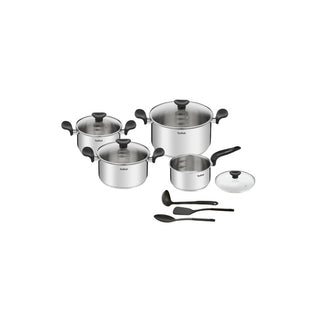 Conjunto de Panelas Tefal Primary Indução Inox 11 Peças - Twisted Media