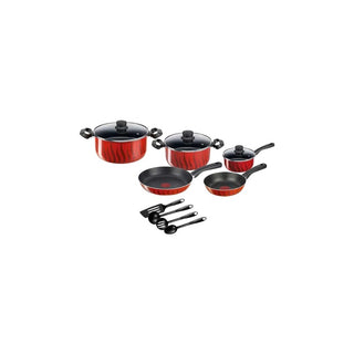 Conjunto de Panelas Tefal Tempo Flame 12 Peças - Twisted Media 