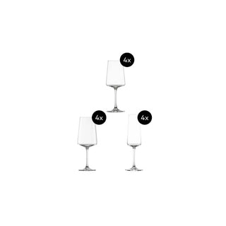 Conjunto de Taças Schott Zwiesel MioVino 12 Peças em Cristal Tritan - Twisted Media