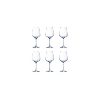 Conjunto de Taças de Vinho Luminarc Vinetis 30cl 6 Peças em Vidro - Twisted Media