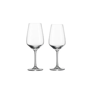 Conjunto de Taças de Vinho Tinto e Branco - 8 Peças em Cristal - Twisted Media 
