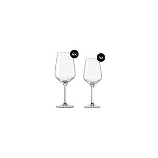 Conjunto de Taças de Vinho Zwiesel 8 Peças em Cristal  - Twisted Media