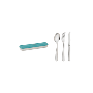 Conjunto de Talheres Tramontina By Me Verde com Estojo 4 Peças - Twisted Media