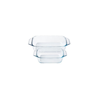 Conjunto de Tigelas de Vidro Pyrex com Tampa 23cm e 34cm - Twisted Media