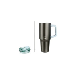 Copo Termico com Asa Ibili Verde em Aço Inoxidável 900 ml - Twisted Media