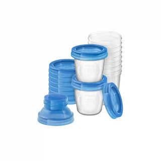 Copos de armazenamento de leite materno Philips Avent 180 ml - Twisted Media