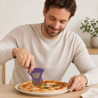 Cortador de Pizza IBILI Roll In em Aço Inoxidável - Twisted Media
