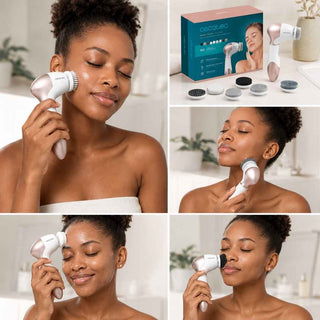 Escova Facial com 9 Cabeças e Rotação 360° - Cuidado Facial - Twisted Media