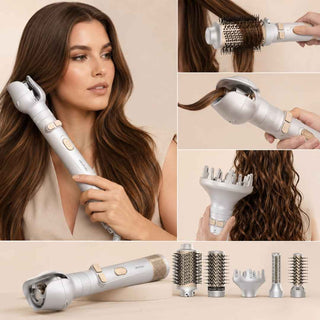 Escova de Ar CeramicCare Cecotec 6 em 1 Gyro 1100W - Twisted Media