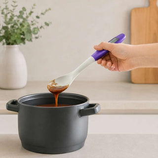 Espátula com Termómetro Digital IBILI em Silicone para Cozinha - Twisted Media