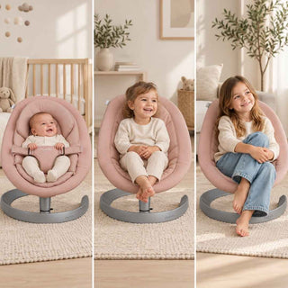 Espreguiçadeira Nuna LEAF Grow Blush até 60 kg - Twisted Media